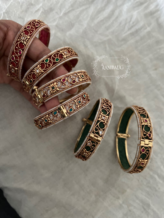 Kiara Multicolor Meenakari Indian Traditional Bangle For Saree By Ranibaug