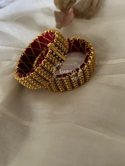 Kritika South Indian Bridal Gold Bangles By Ranibaug