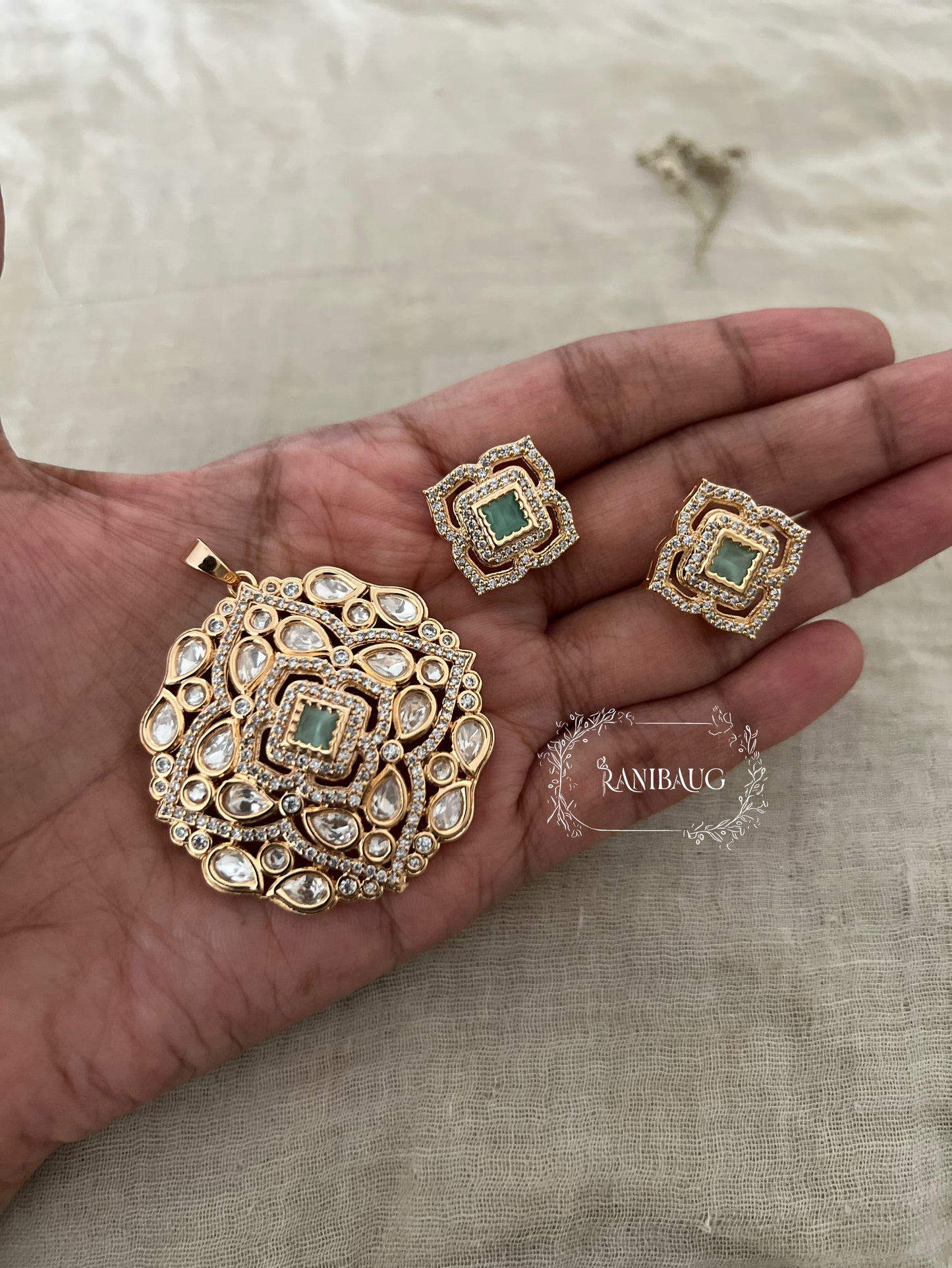 Kumari Polki Kundan And Gold Necklace Set Design That Speaks Royal | Acollection From The Rani's Ensemble By Ranibaug