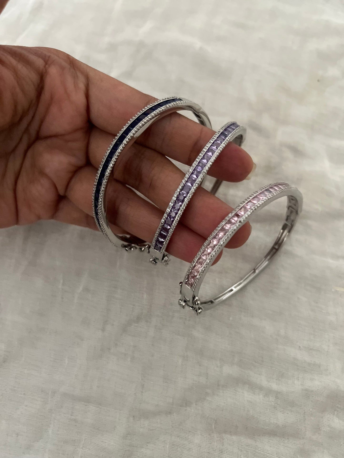 Lustre Line Diamond Bracelet By Ranibaug