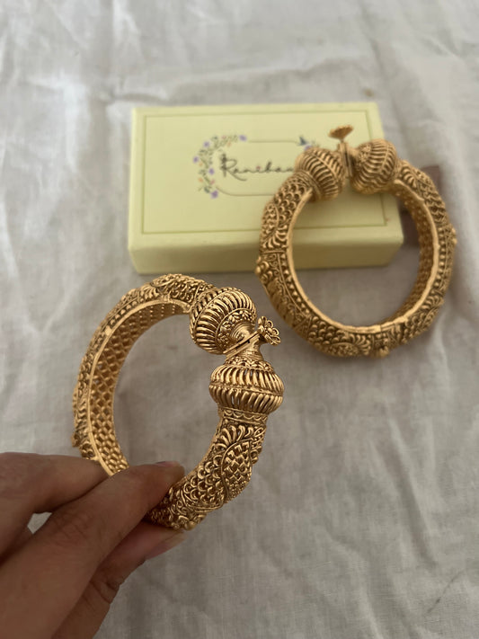 Madhurima Indian Gold Bangles Kada Set By Ranibaug