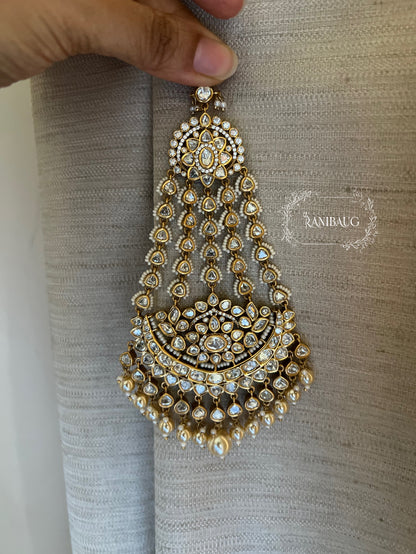 Mahek Polki Kundan Pearl Statement Passa By Ranibaug