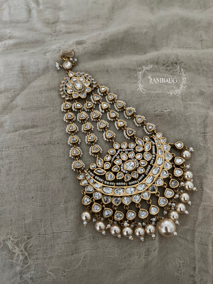 Mahek Polki Kundan Pearl Statement Passa By Ranibaug