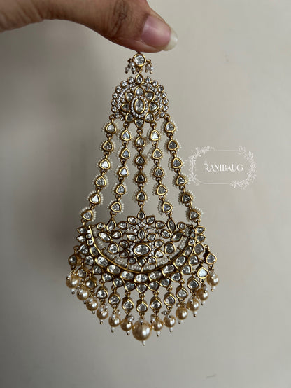 Mahek Polki Kundan Pearl Statement Passa By Ranibaug