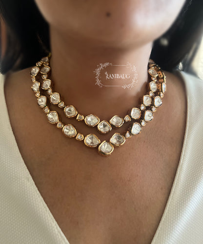 Mani Antique Gold Polki Kundan Jewellery Set For Women By Ranibaug | Diwali 2025