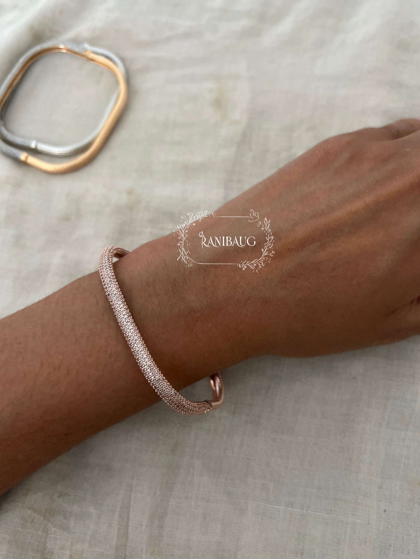 Manya Minimal Diamond Unique Square Bracelet By Ranibaug