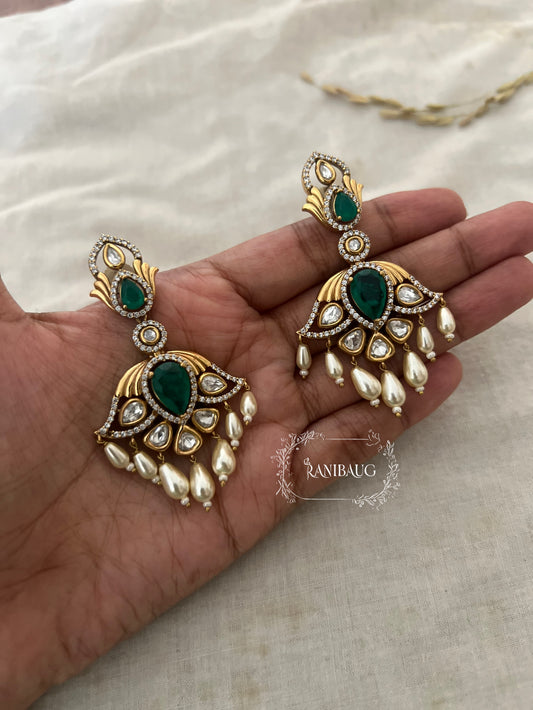 Mili Modern Silhouette Victorian Chandbali By Ranibaug