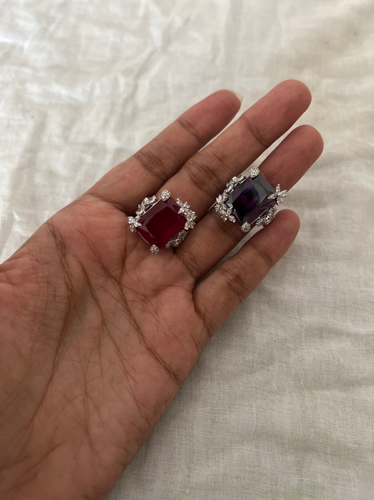 Monarch Crest Diamond Statement Ring By Ranibaug