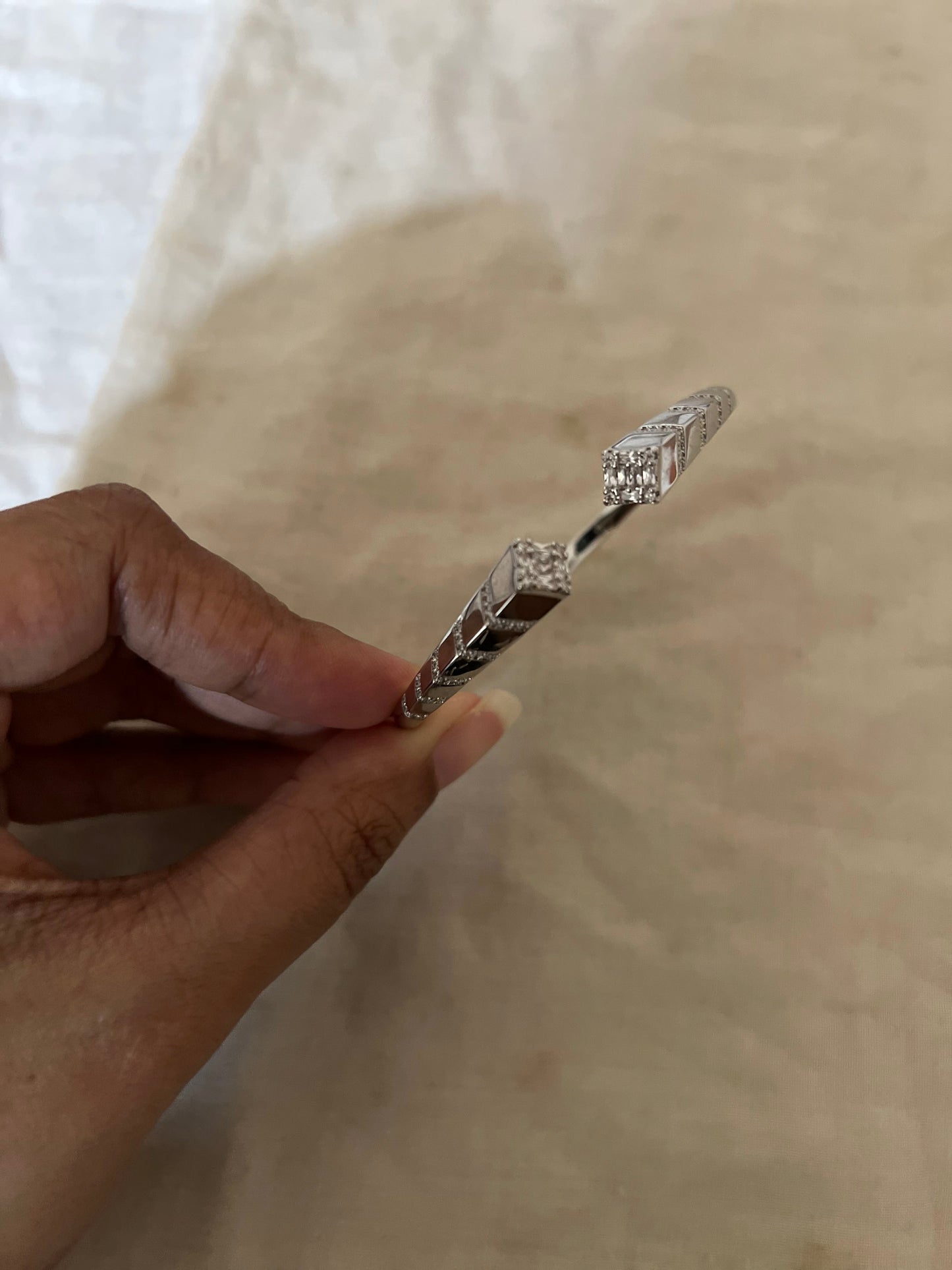 Monarch Link Diamond Bracelet By Ranibaug