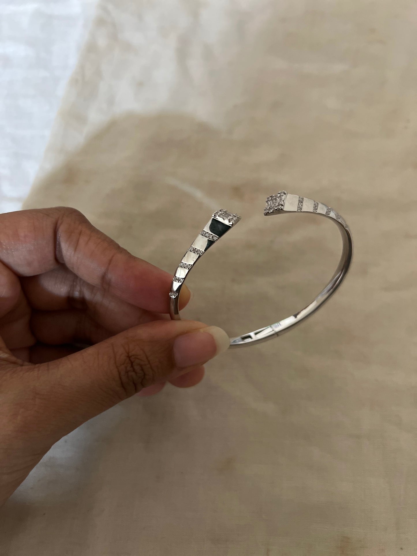 Monarch Link Diamond Bracelet By Ranibaug