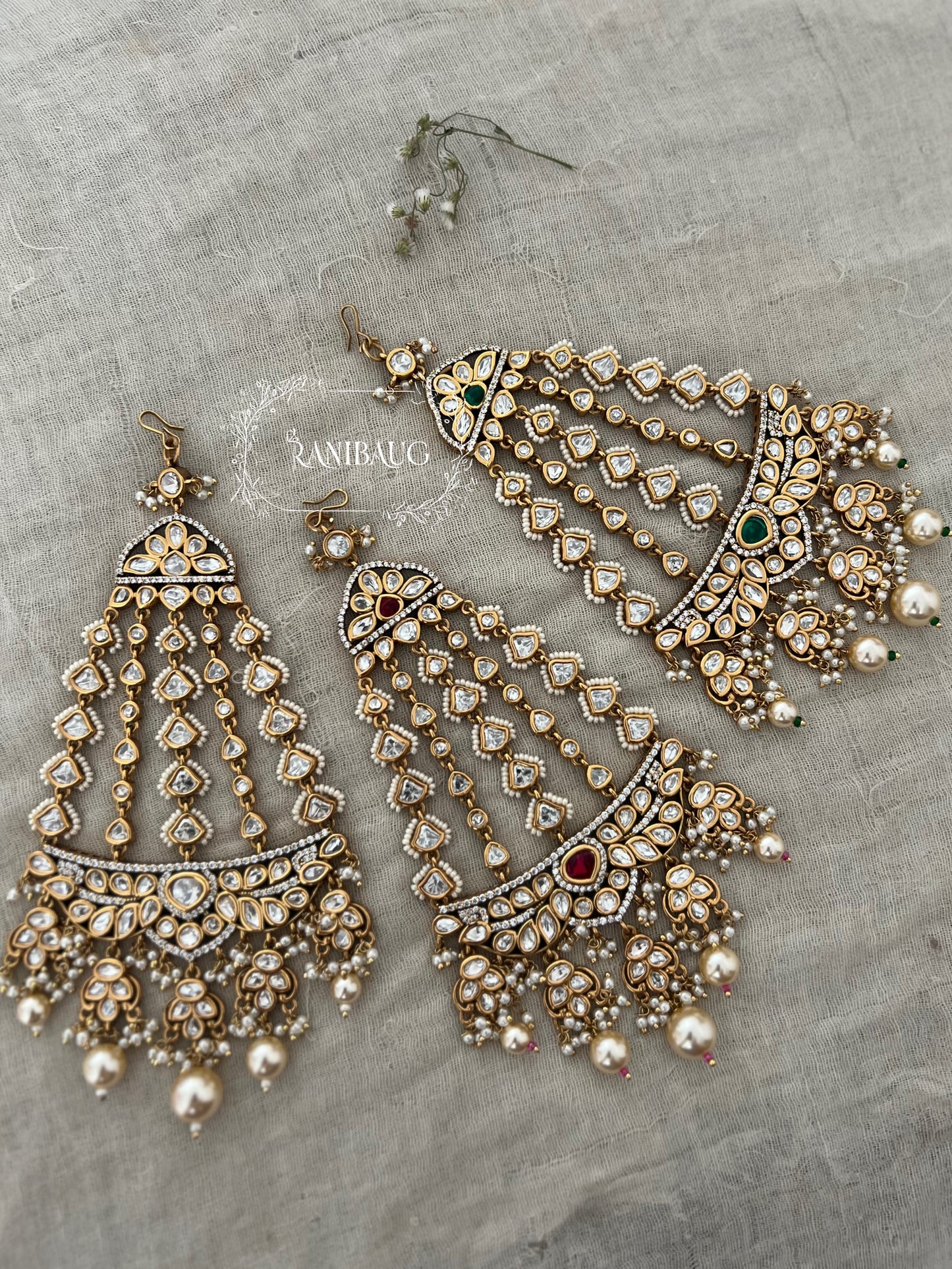 Myra Latest Trending Passa Hair Jewellery By Ranibaug