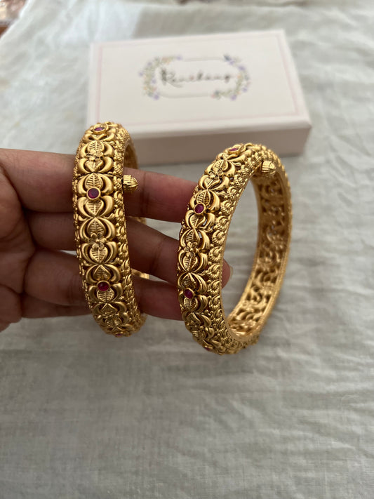 Naitrika Traditional Gold Kada For Ladies By Ranibaug