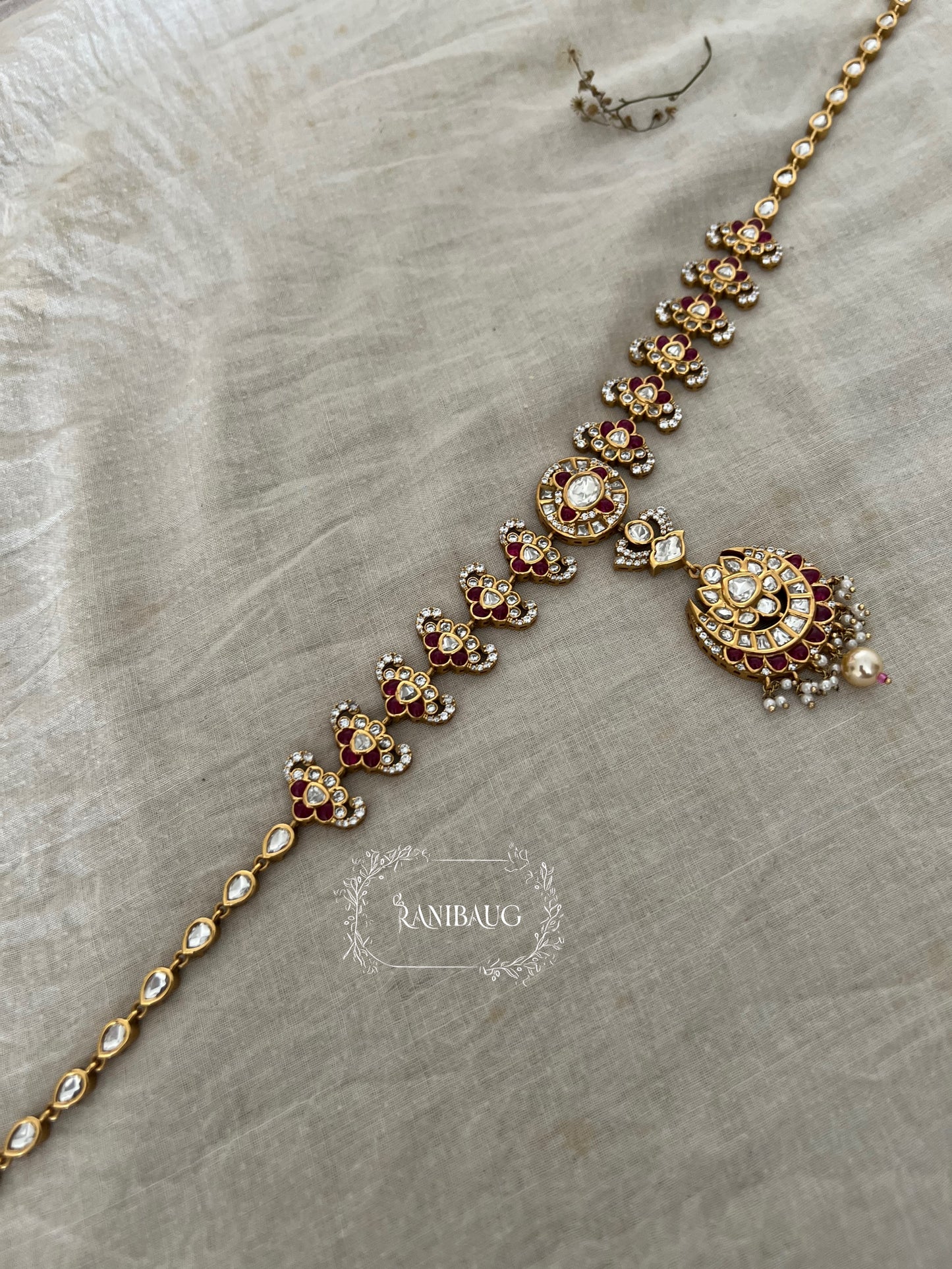 Nishagold Royal Heritage Sheeshphool Maang Tikka Jewellery By Ranibaug | With Tika Online Shopping