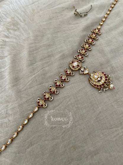 Nishagold Royal Heritage Sheeshphool Maang Tikka Jewellery By Ranibaug | With Tika Online Shopping