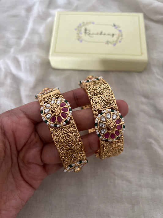 Nupur Gold Bangles Set For Women