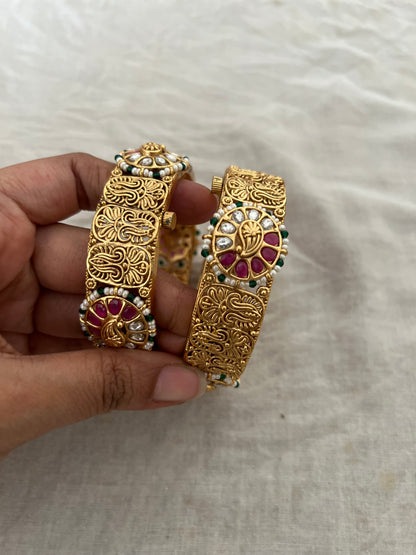 Nupur Gold Bangles Set For Women