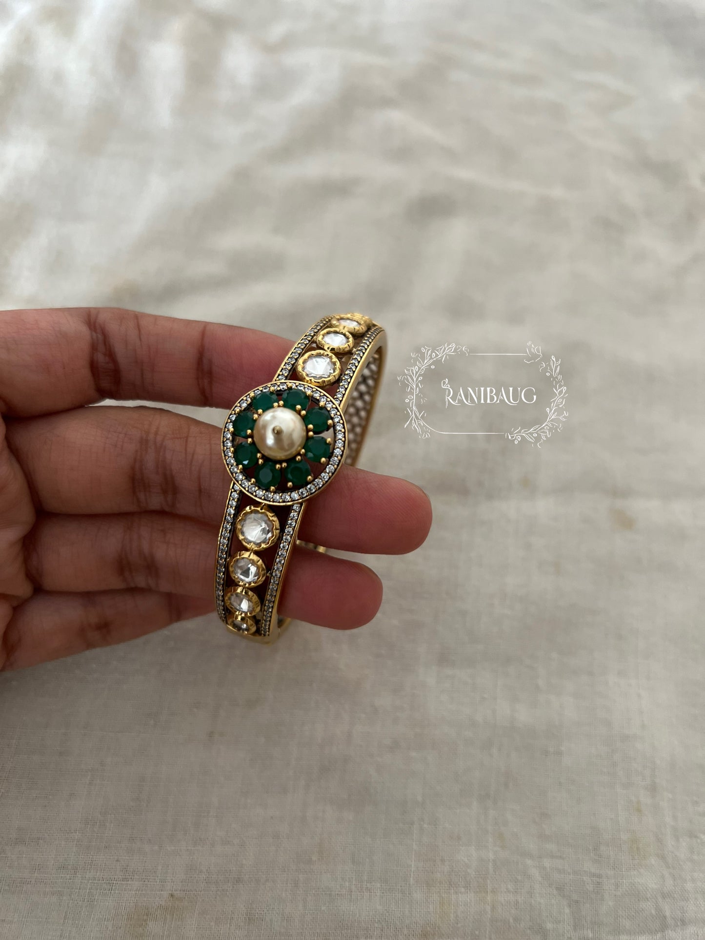 Padma Ethnic Indian Bracelets By Ranibaug | Cuff Bracelet India