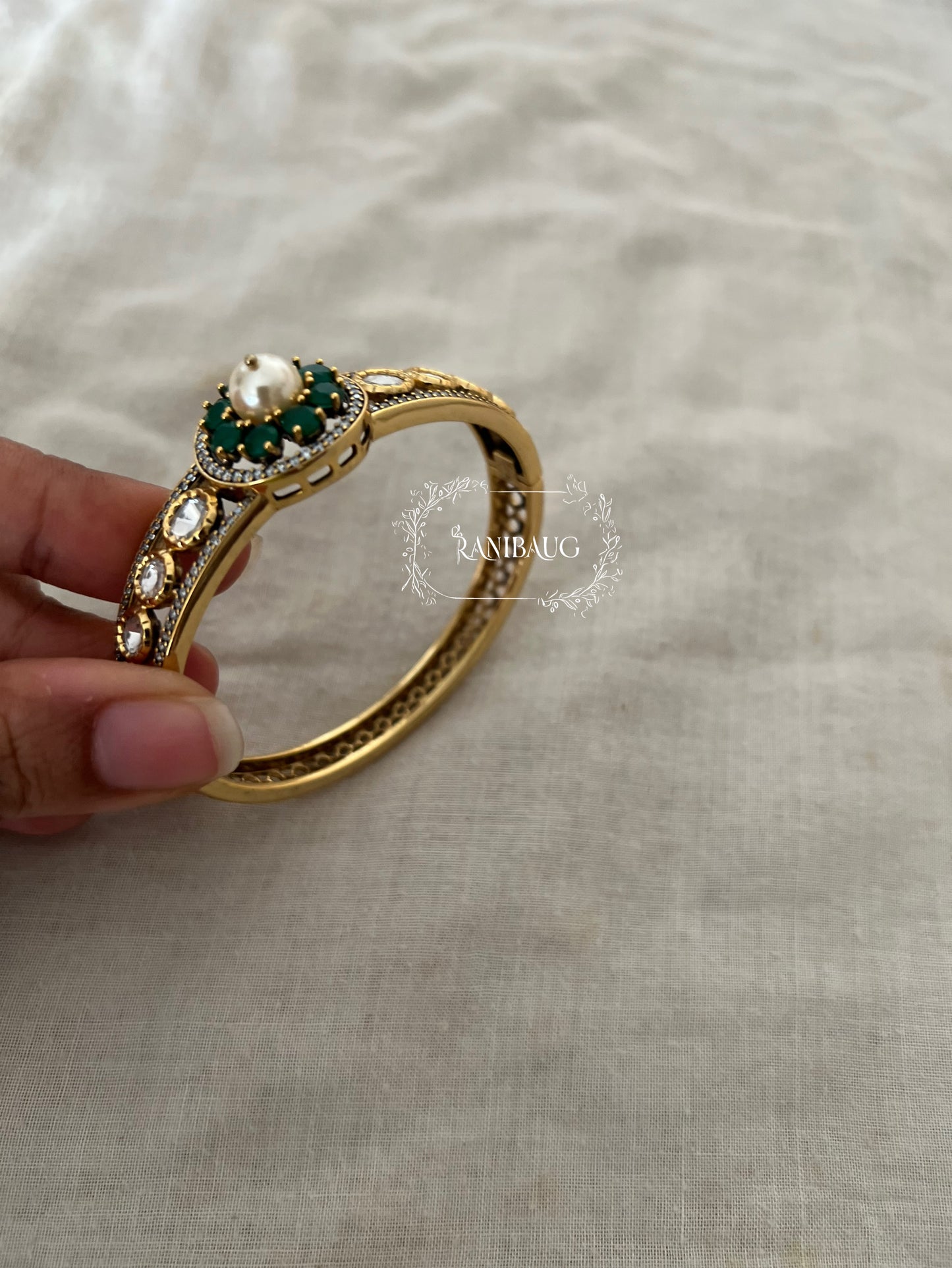 Padma Ethnic Indian Bracelets By Ranibaug | Cuff Bracelet India