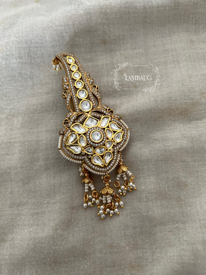 Preet Kalgi For Groom By Ranibaug | Designer Gold Plated Kundan Kalgi