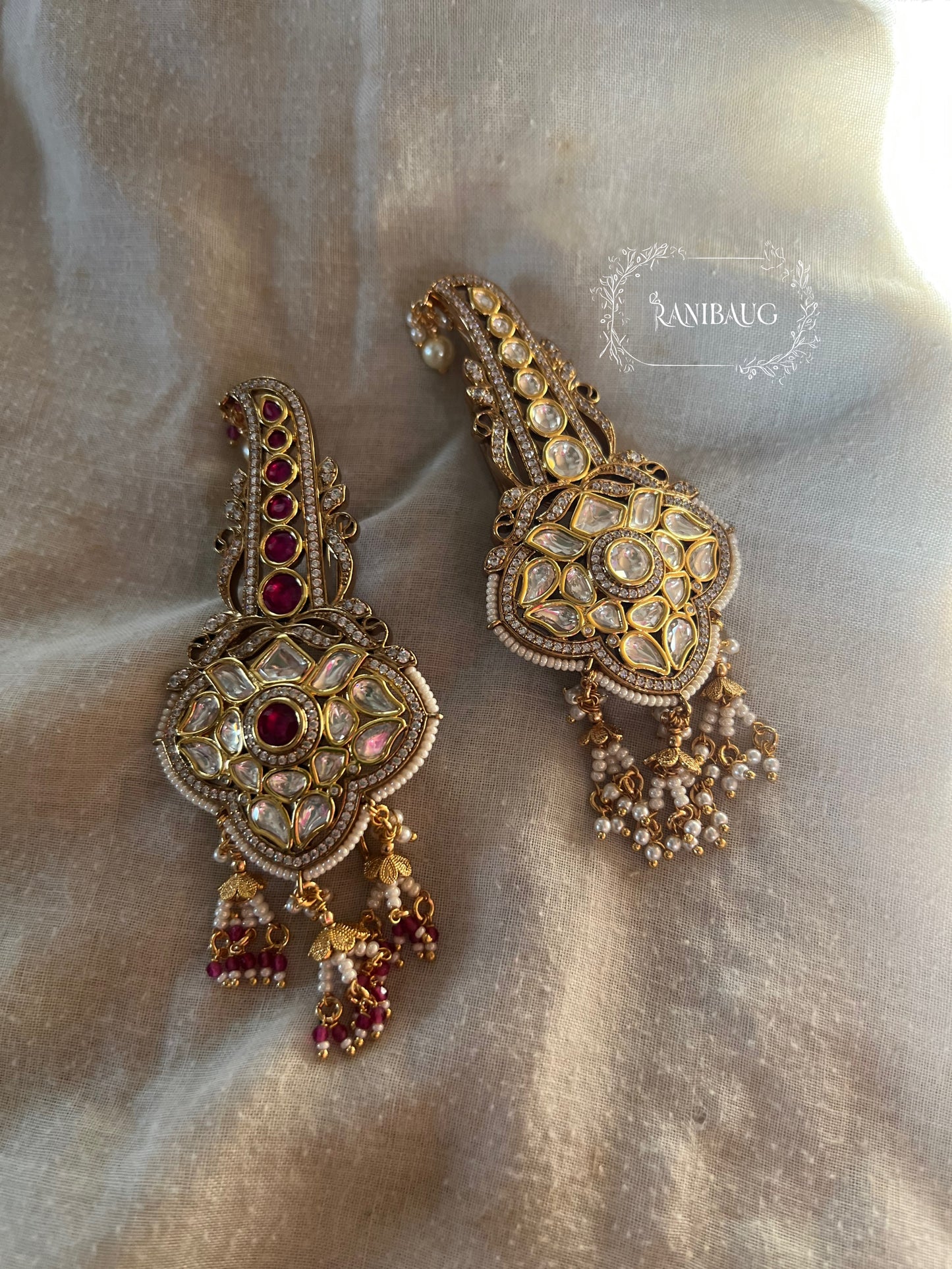 Preet Kalgi For Groom By Ranibaug | Designer Gold Plated Kundan Kalgi