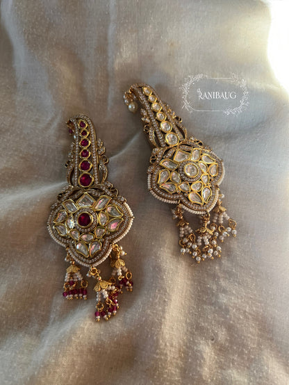 Preet Kalgi For Groom By Ranibaug | Designer Gold Plated Kundan Kalgi