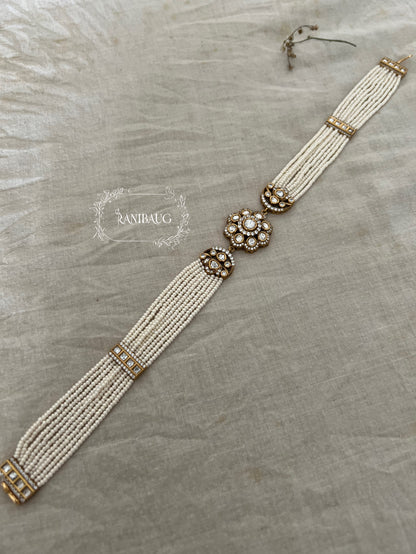 Pushpa Ethnic Hair Jewelry Sheeshpatti By Ranibaug