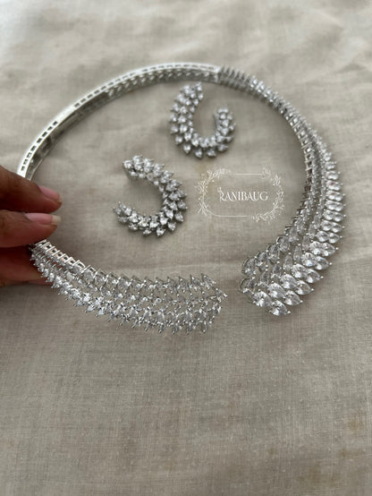 Ranibaug Imperial Arc Diamond Jewelry Set