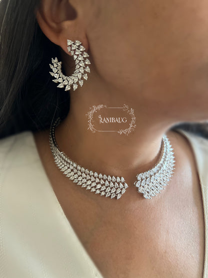 Ranibaug Imperial Arc Diamond Jewelry Set