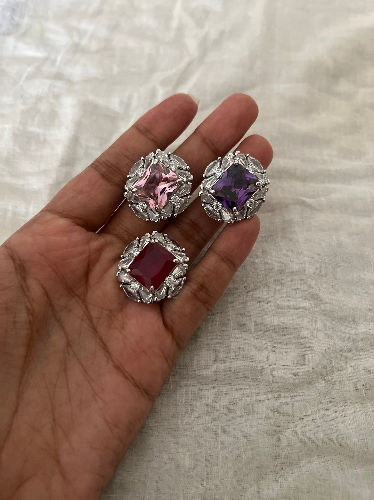 Regalia Halo Diamond Statement Ring By Ranibaug