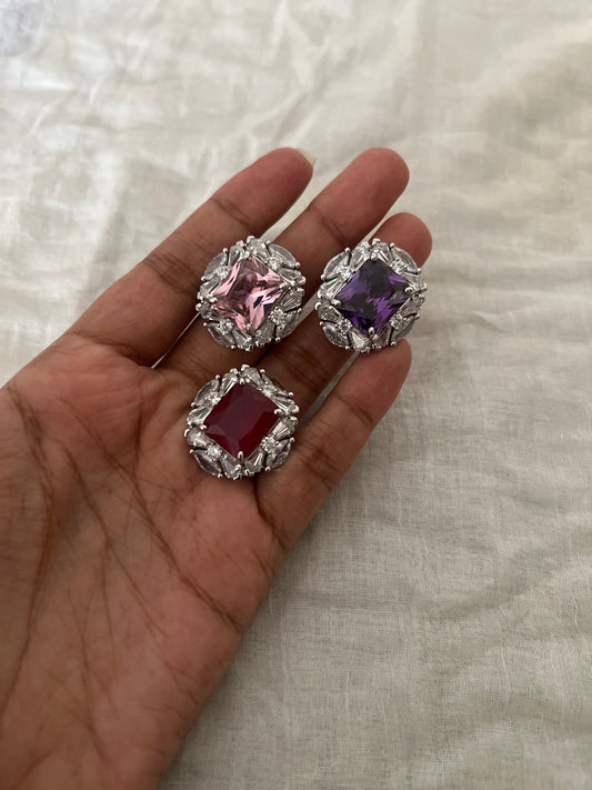 Regalia Halo Diamond Statement Ring By Ranibaug