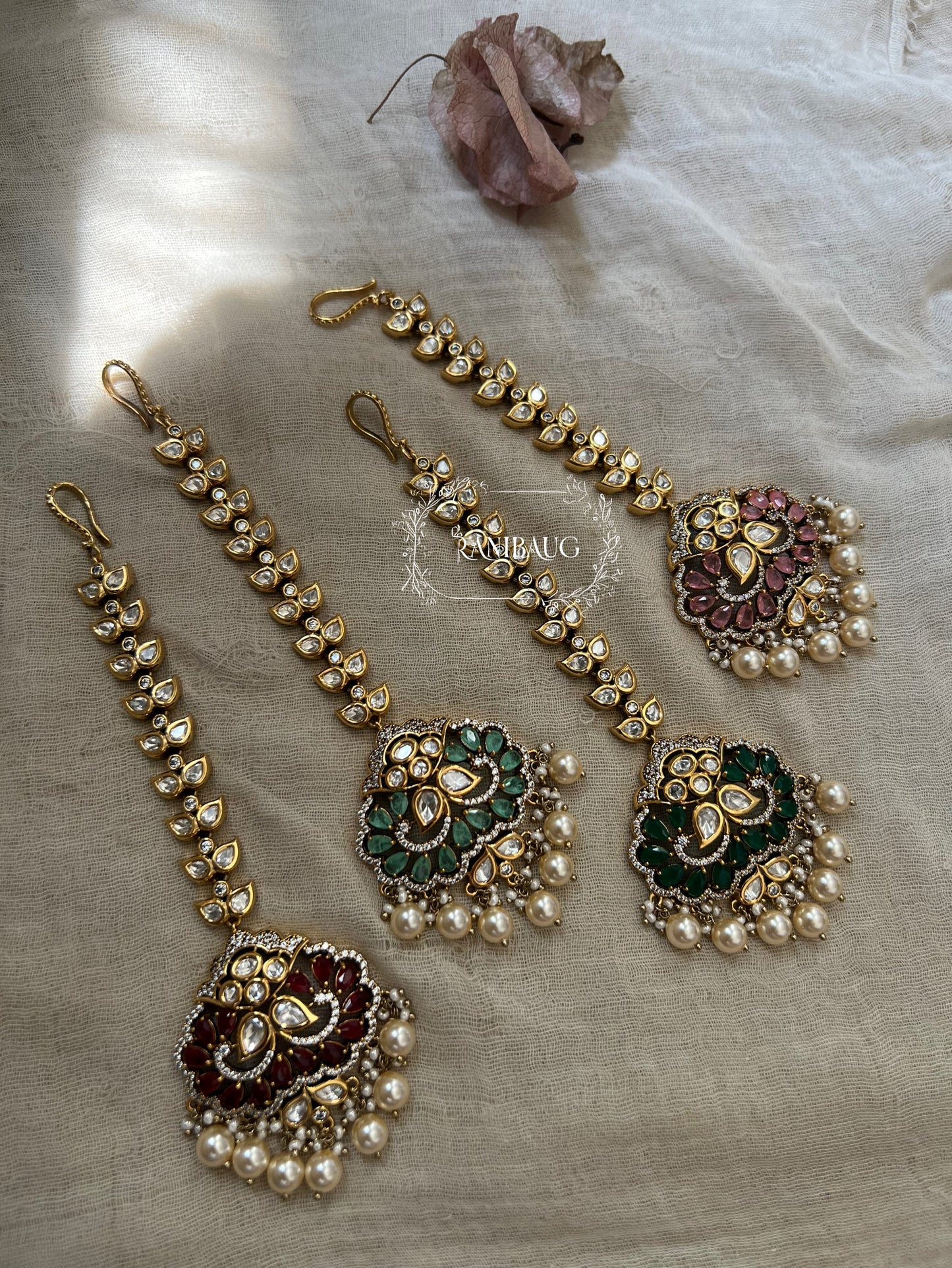 Rishika Traditional Temple Maang Tika By Ranibaug