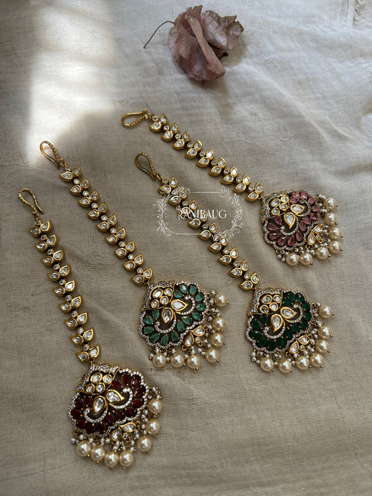 Rishika Traditional Temple Maang Tika By Ranibaug