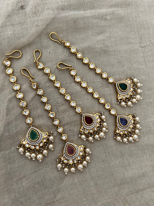 Riya Gold Simple Maang Tikka By Ranibaug