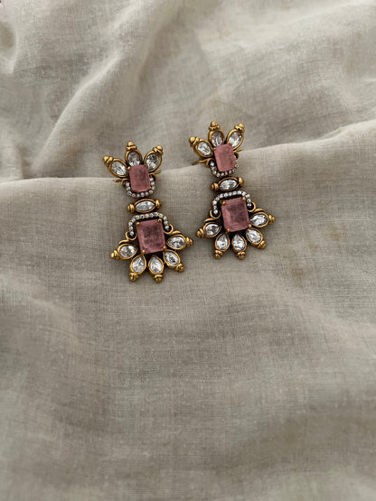 Rudra Victorian Polki Drop Earrings By Ranibaug | Wedding Collection 2026