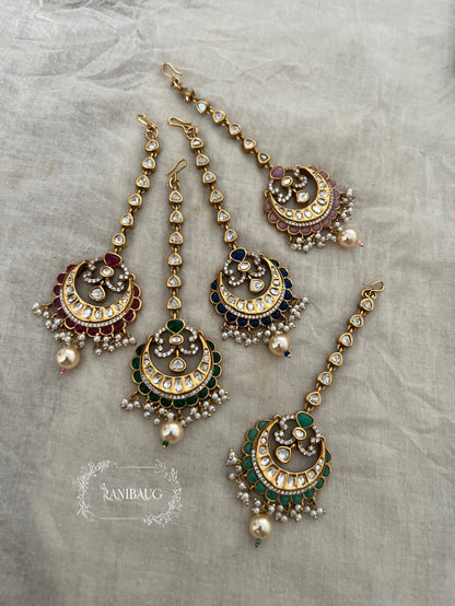 Sakshi Heritage Gold Temple Maang Tikka By Ranibaug