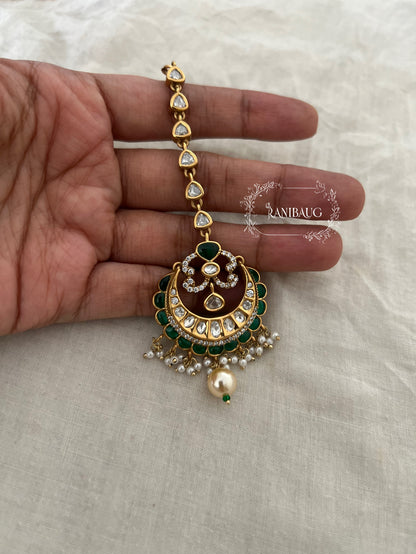 Sakshi Heritage Gold Temple Maang Tikka By Ranibaug