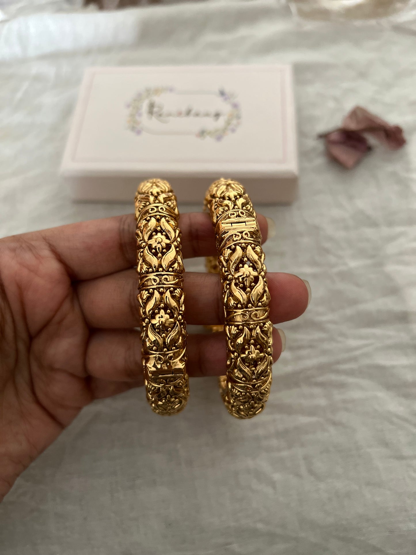 Samriddhi Gold Kada For Women By Ranibaug