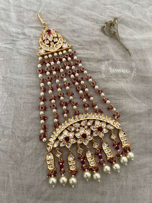 Sanika Traditional Gold Floral Design Passa By Ranibaug