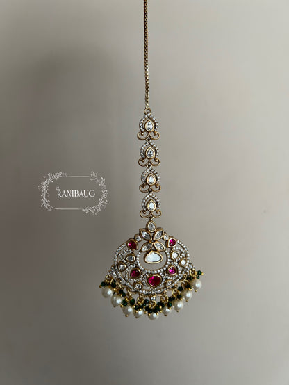 Shravya Victorian Finish Kundan Maangtika By Ranibaug | Latest Maangtika Collection 2026
