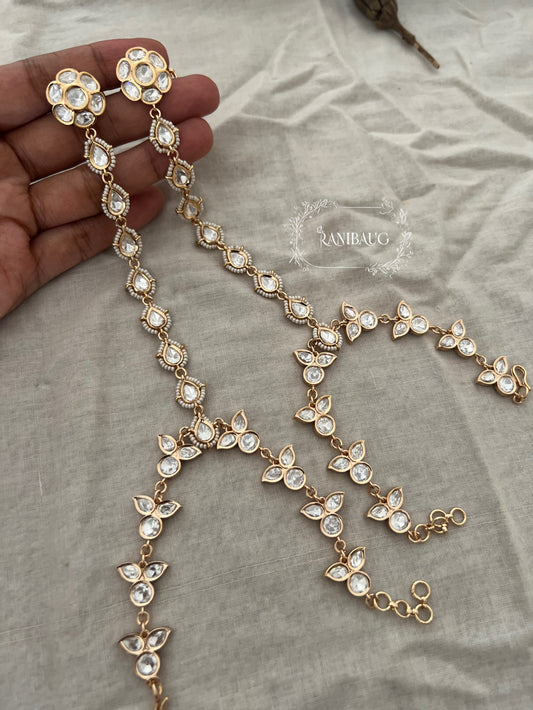 Shreeja Kundan Gold Plated Festive Haathphool | Ranibaug