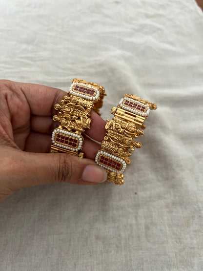 Sita Ram Gold Kangan For Women By Ranibaug | Indian God Design Bangle Hindu Inspired