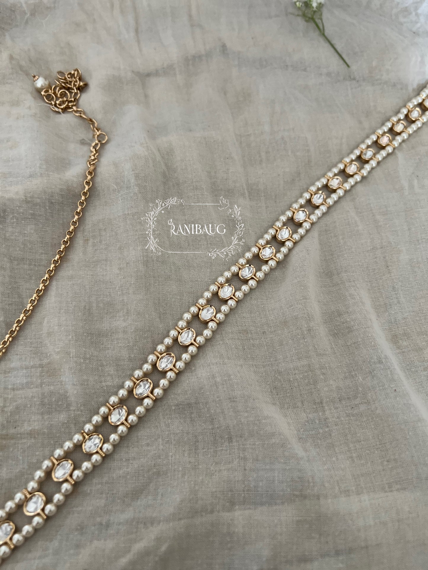 Sridevi Lusturous Pearls Festive Kamarbandh By Ranibaug