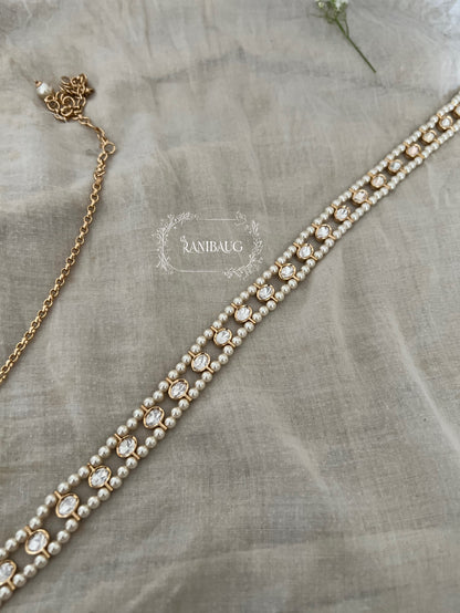 Sridevi Lusturous Pearls Festive Kamarbandh By Ranibaug