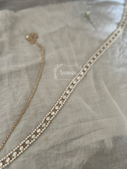 Sridevi Lusturous Pearls Festive Kamarbandh By Ranibaug