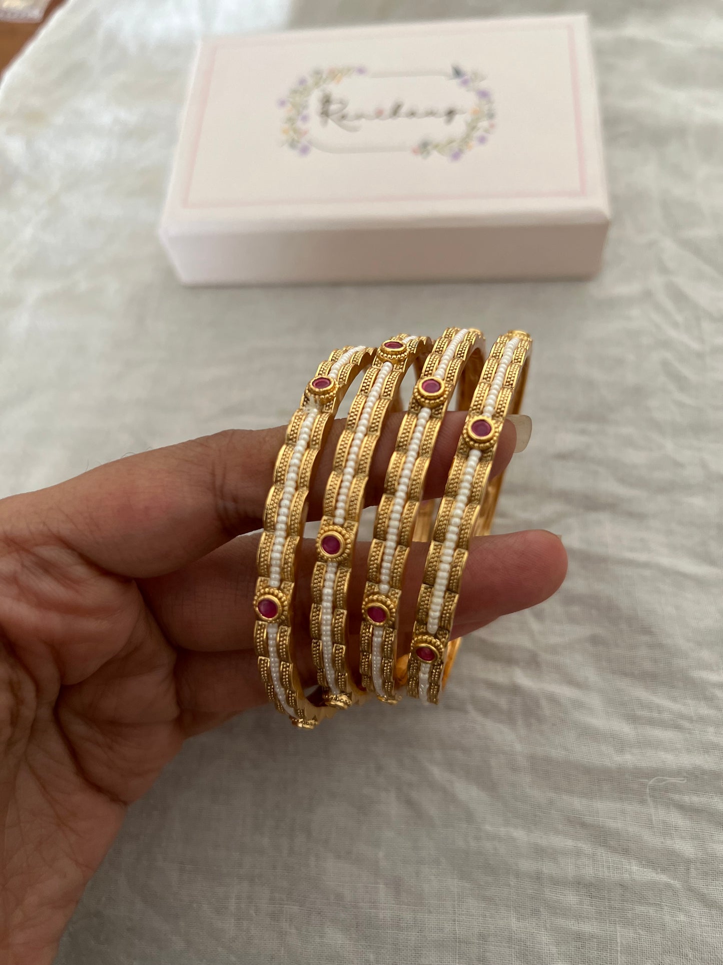 Sulekha Gold Bangles For Women By Ranibaug