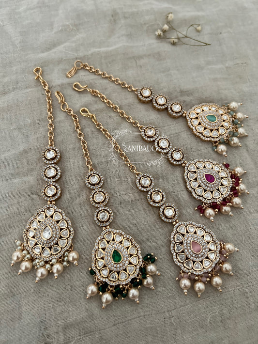 Sumati Polki Kundan Maang Tikka Online By Ranibaug