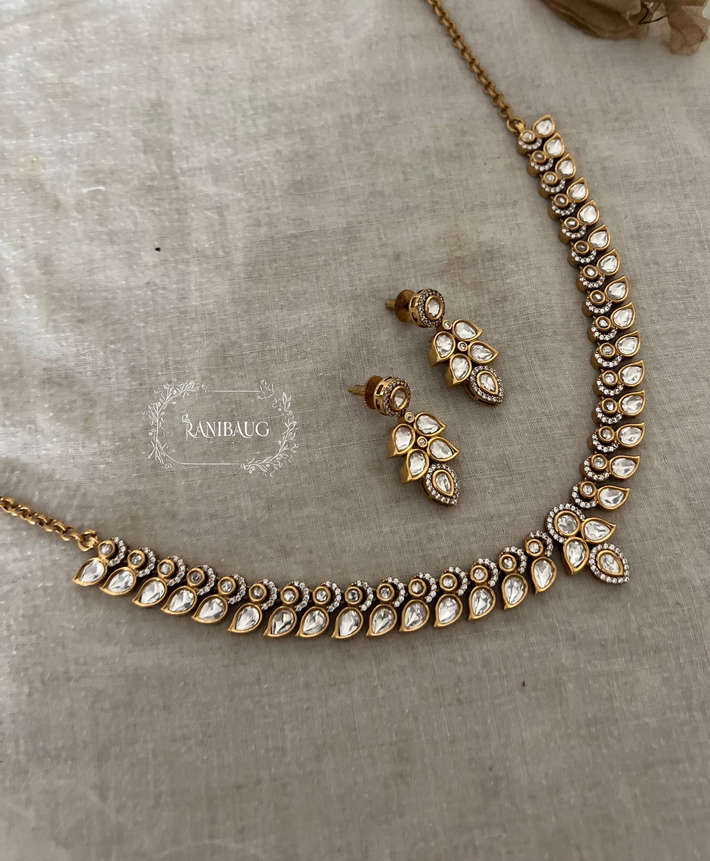 Sumitra Kundan Simple Necklace Jewellery Set By Ranibaug | Latest Jewelry Collection For Wedding 2025 2026