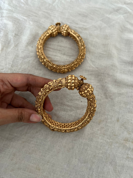 Tejal Hand Bangles Gold Plated Kada By Ranibaug