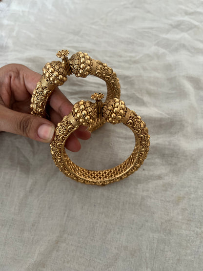 Tejal Hand Bangles Gold Plated Kada By Ranibaug