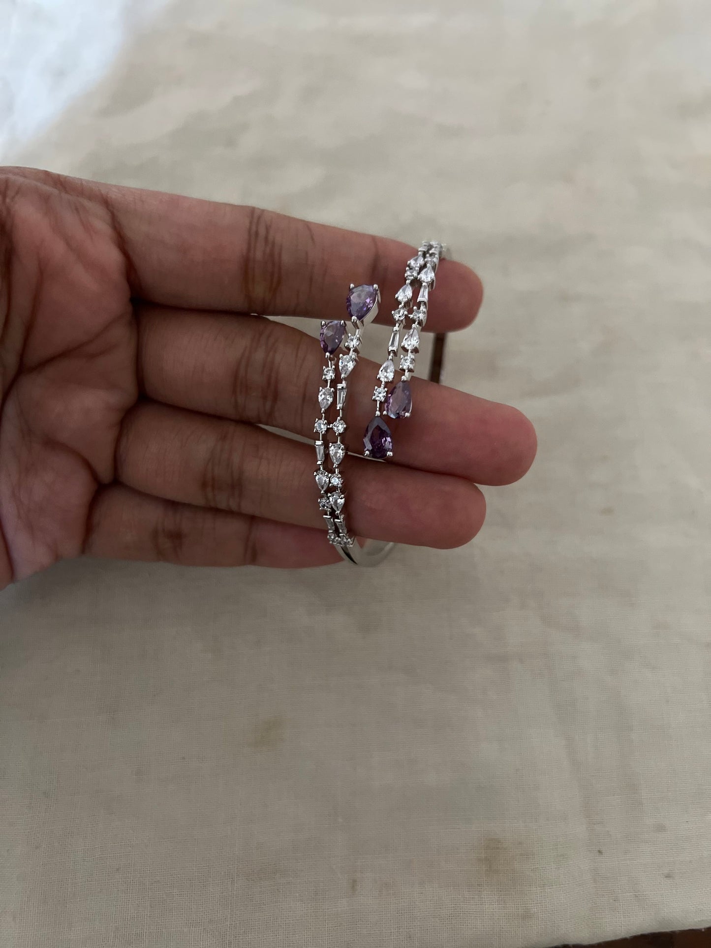 Twilight Dew Diamond Bracelet By Ranibaug